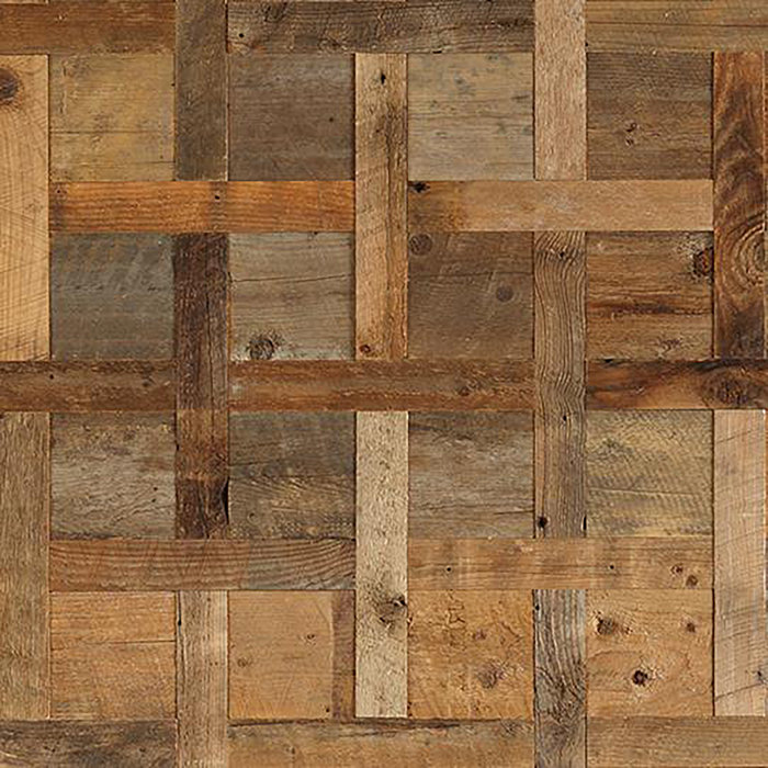 Stacked Wood Walls Cellar 14" x 40" Solid Wood Wall Paneling in Matte